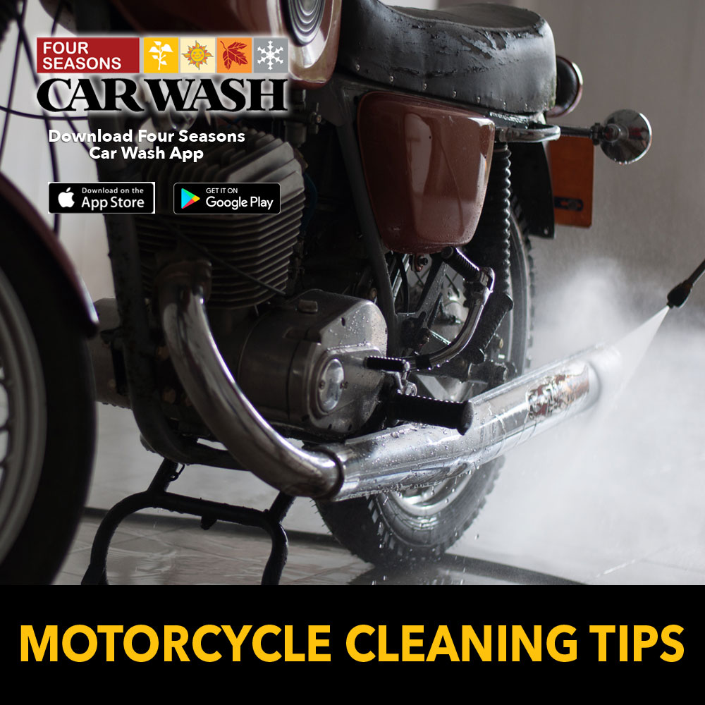 Tips for Cleaning your Motorcycle Four Seasons Car Wash